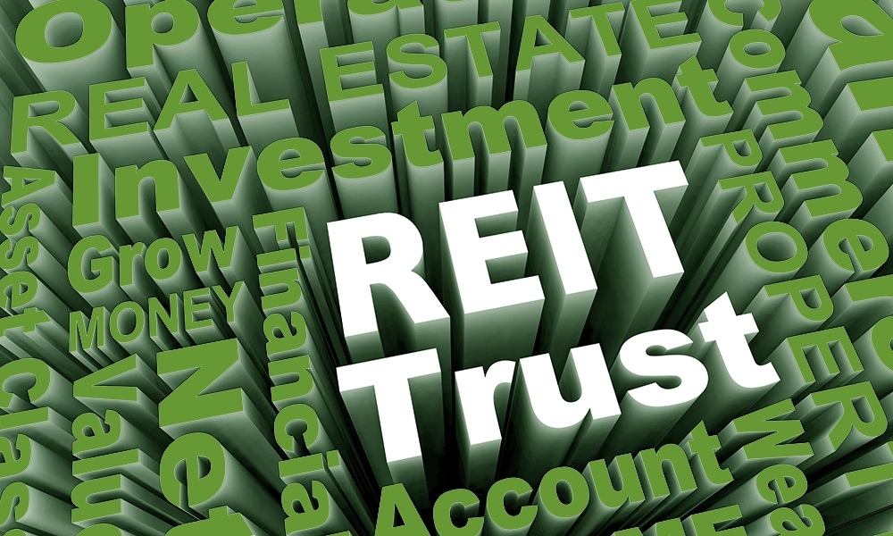 reit trust highlighted amongst a seas of other real estate investing strategies and terms